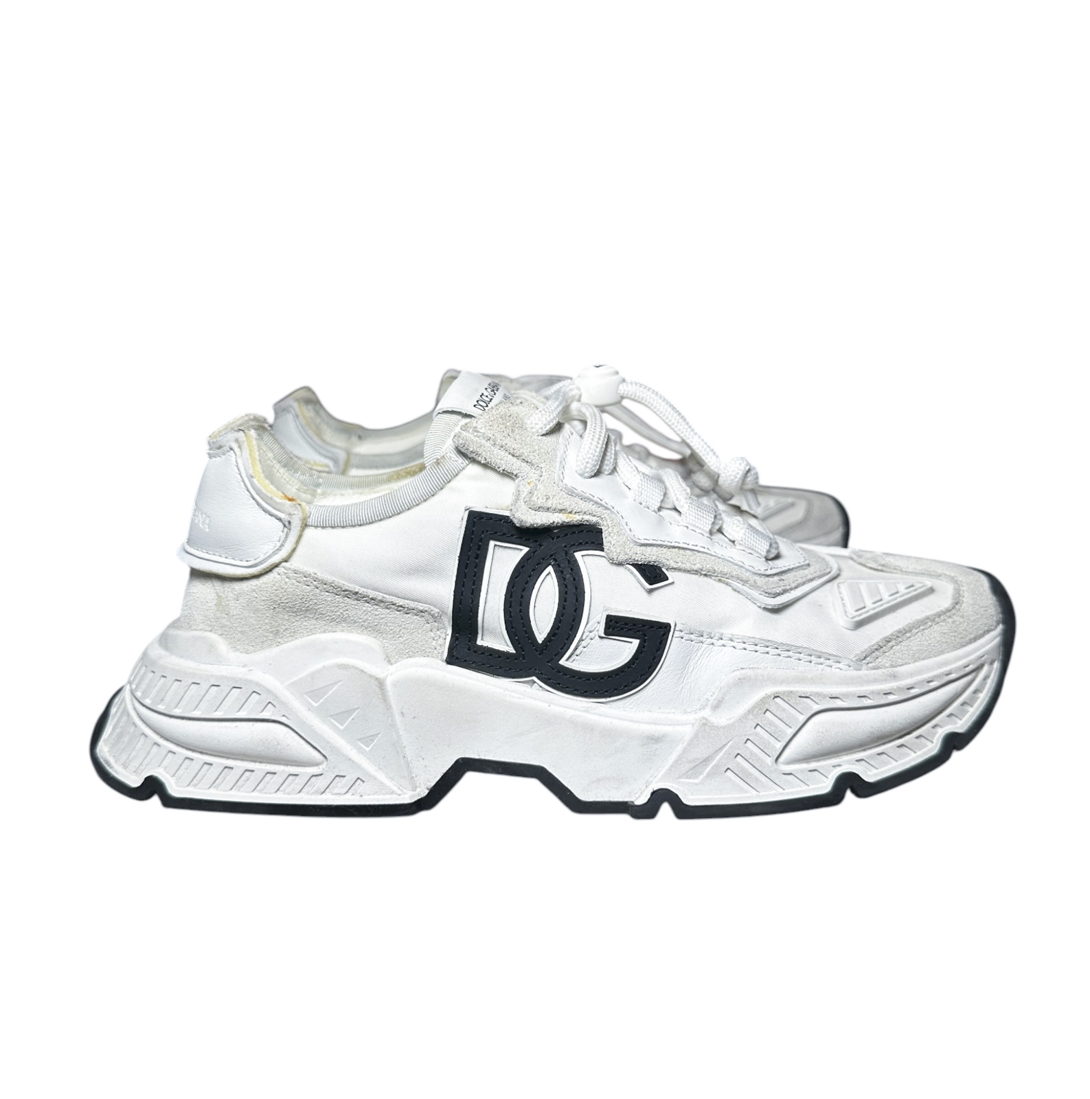 Dolce & Gabbana Kids Daymaster White Logo Sneakers Trainers EU 33 - Image 2