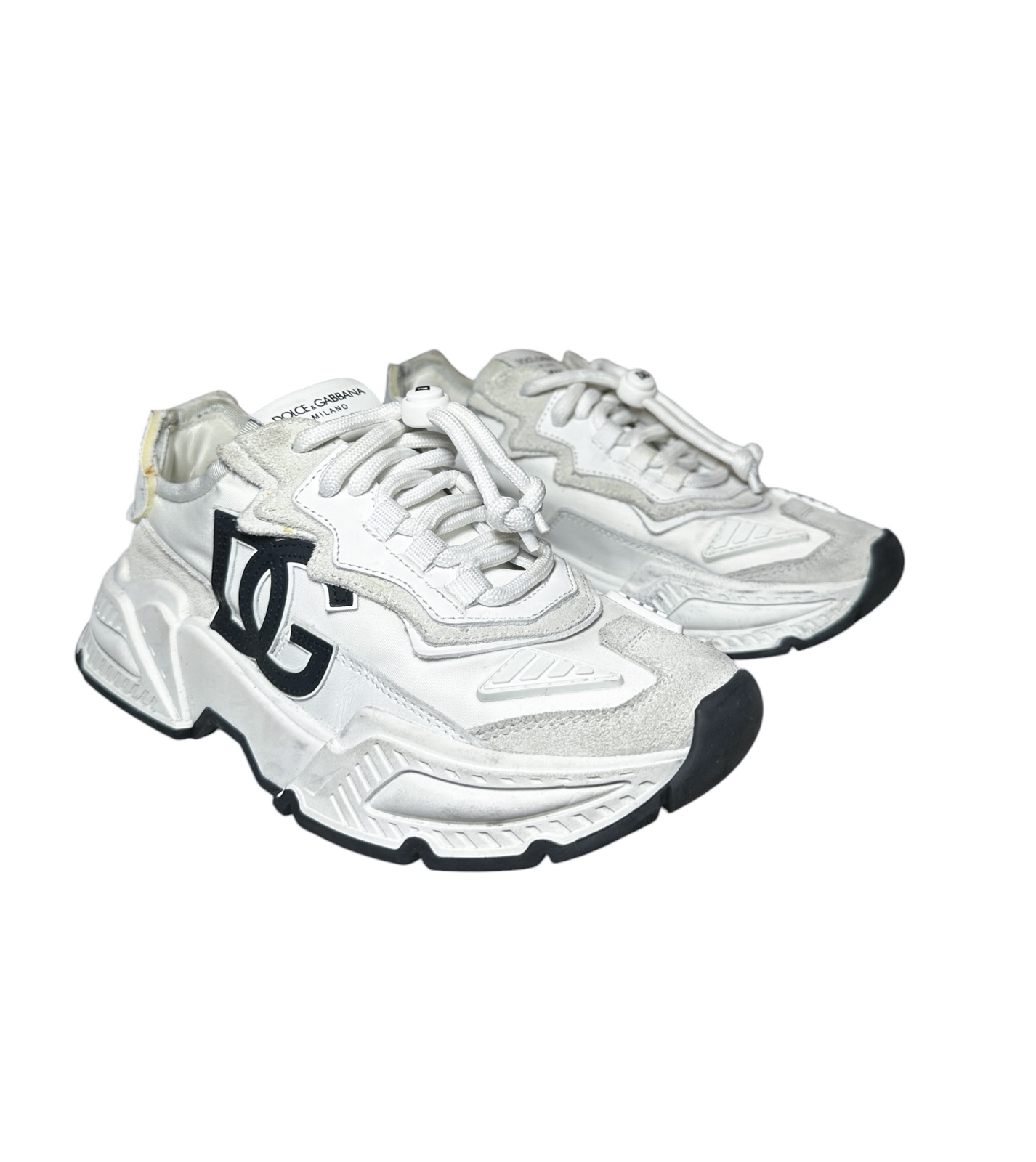 Dolce & Gabbana Kids Daymaster White Logo Sneakers Trainers EU 33 - Image 3