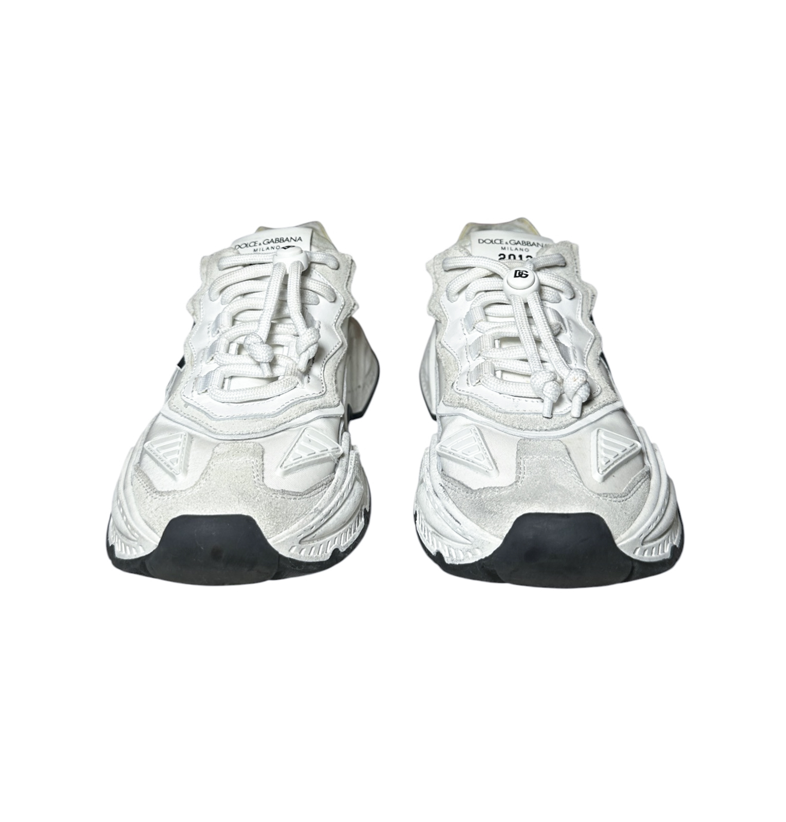 Dolce & Gabbana Kids Daymaster White Logo Sneakers Trainers EU 33 - Image 4