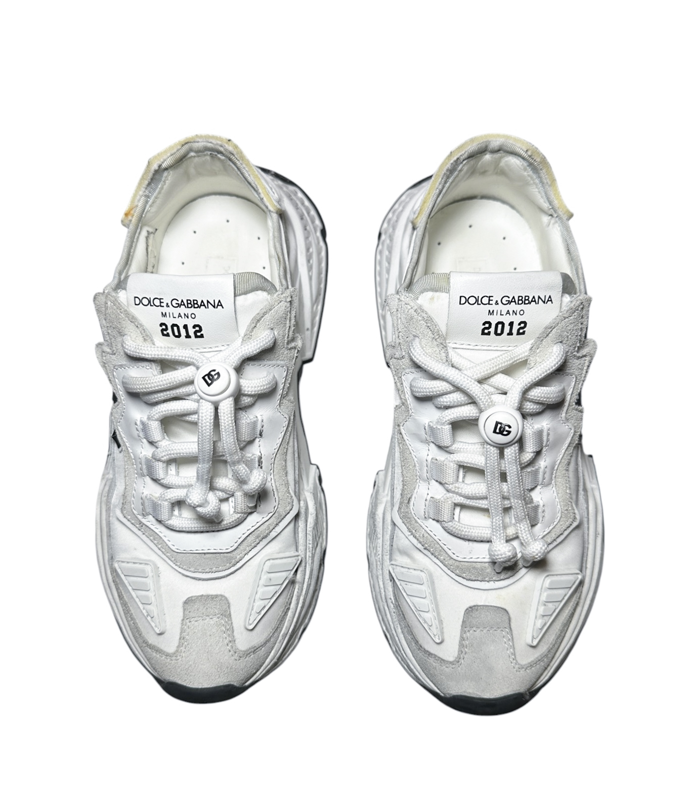 Dolce & Gabbana Kids Daymaster White Logo Sneakers Trainers EU 33 - Image 5