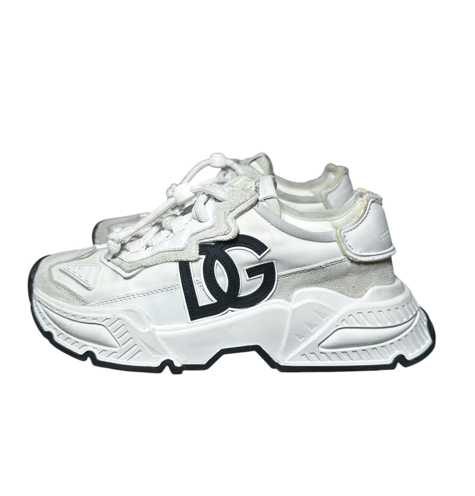 Dolce & Gabbana Kids Daymaster White Logo Sneakers Trainers EU 33