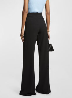 Alternative view of Alice + Olivia Dylan High Waist Wide Leg Pants Black Trousers Size 4