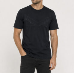 FENDI Men's Black Monster Eyes Bag Bugs Crew Neck T-Shirt Tee Size Medium