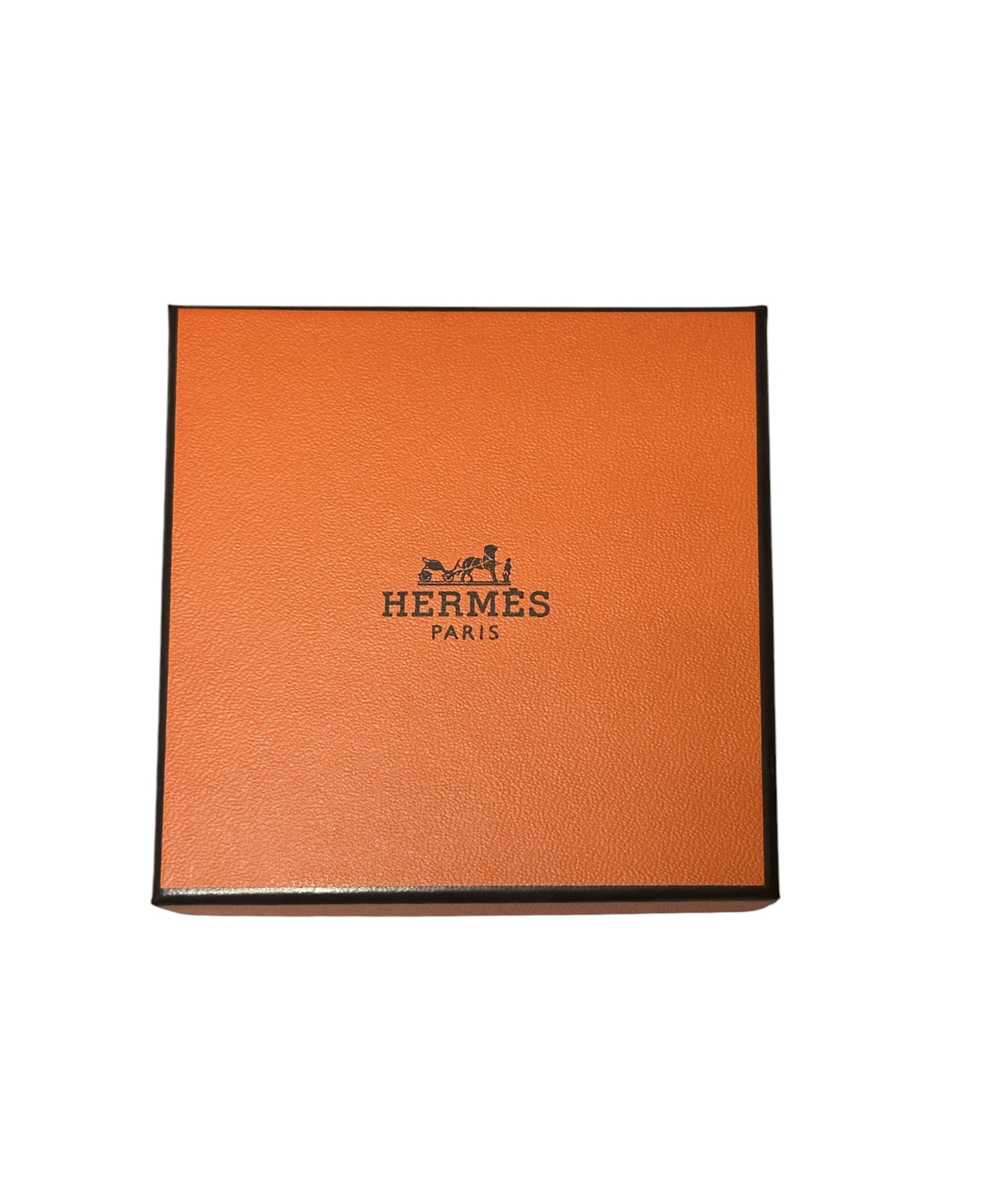 Hermes Charniere Printed Enamel Narrow Hinged Bracelet Rose Gold Plated - Image 9