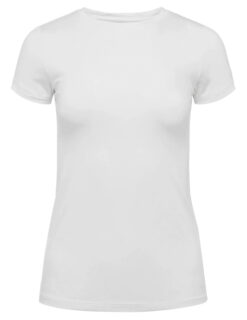 Alternative view of L'AGENCE Ressi White Crew Neck Stretch Jersey Fitted T-Shirt Tee Size Small