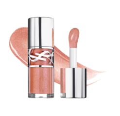 Alternative view of YSL NIB Loveshine Plumping Lip Oil Gloss 12 Honey Moon Rose Pink 0.20 oz