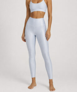 Alo Yoga High-Waist 7/8 Airlift Leggings Baby Blue Size XS 25" Inseam
