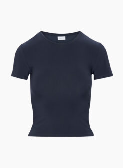 Alternative view of Aritzia Babaton NWT Reliance T Shirt Top Admiral Navy Stretch Size Small S