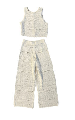Alternative view of ba&sh NWT Peaches Trouser Pierce Jumper Crochet Knit 2 Piece Set XS $490