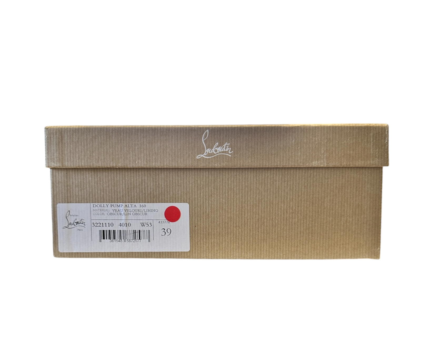 Christian Louboutin NIB Dolly Pump Alta 160 Navy Suede Platform Heels Pumps 39 - Image 9