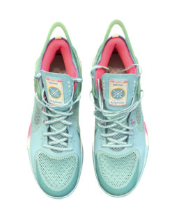 Alternative view of Li-Ning Wade Fission 8 Miami Blue Pink Basketball Sneakers Shoes 44 1/3 10.5