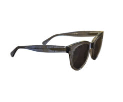Alternative view of Illesteva Sicilia Grey Gray Acetate Round Sunglasses Designer Eyewear w/ Case