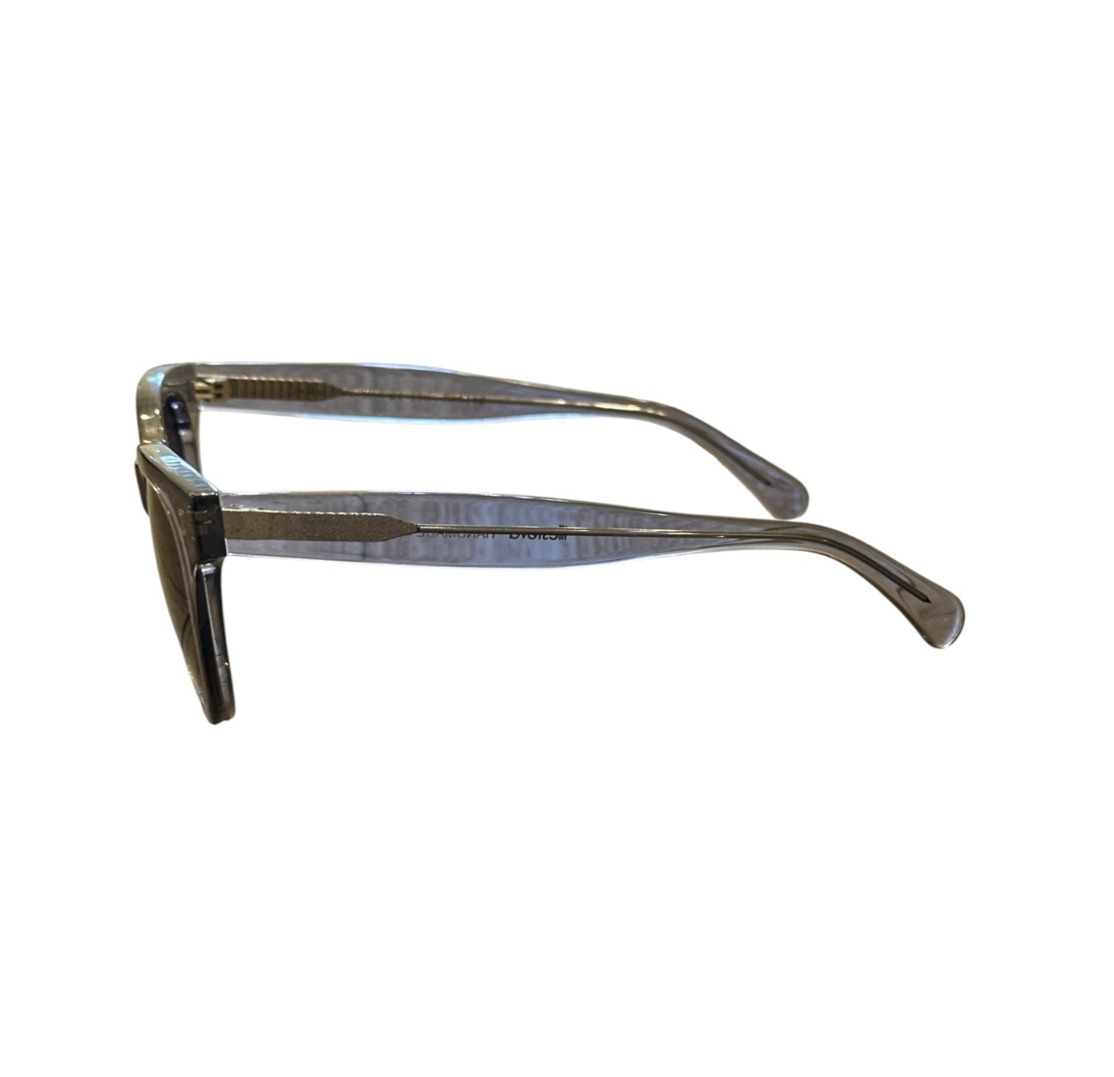 Illesteva Sicilia Grey Gray Acetate Round Sunglasses Designer Eyewear w/ Case - Image 4