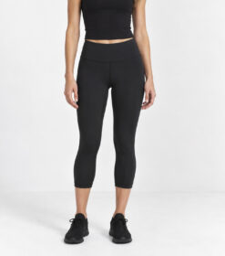 Lululemon NWT Wunder Under Crop III Black Full-On Luon Leggings Size 8