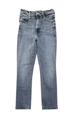 Alternative view of MOTHER The Swooner Jeans Until Next Time Dark Wash Slim Straight Leg Size 26