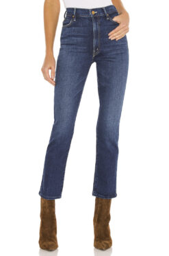 MOTHER The Swooner Jeans Until Next Time Dark Wash Slim Straight Leg Size 26