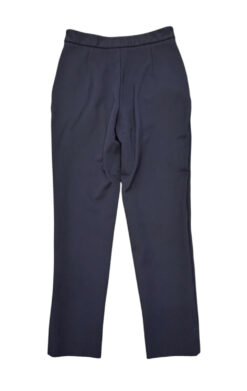 Alternative view of Sandro Navy Ponte Knit High Rise Button Cropped Pants Trousers FR 36 US 4