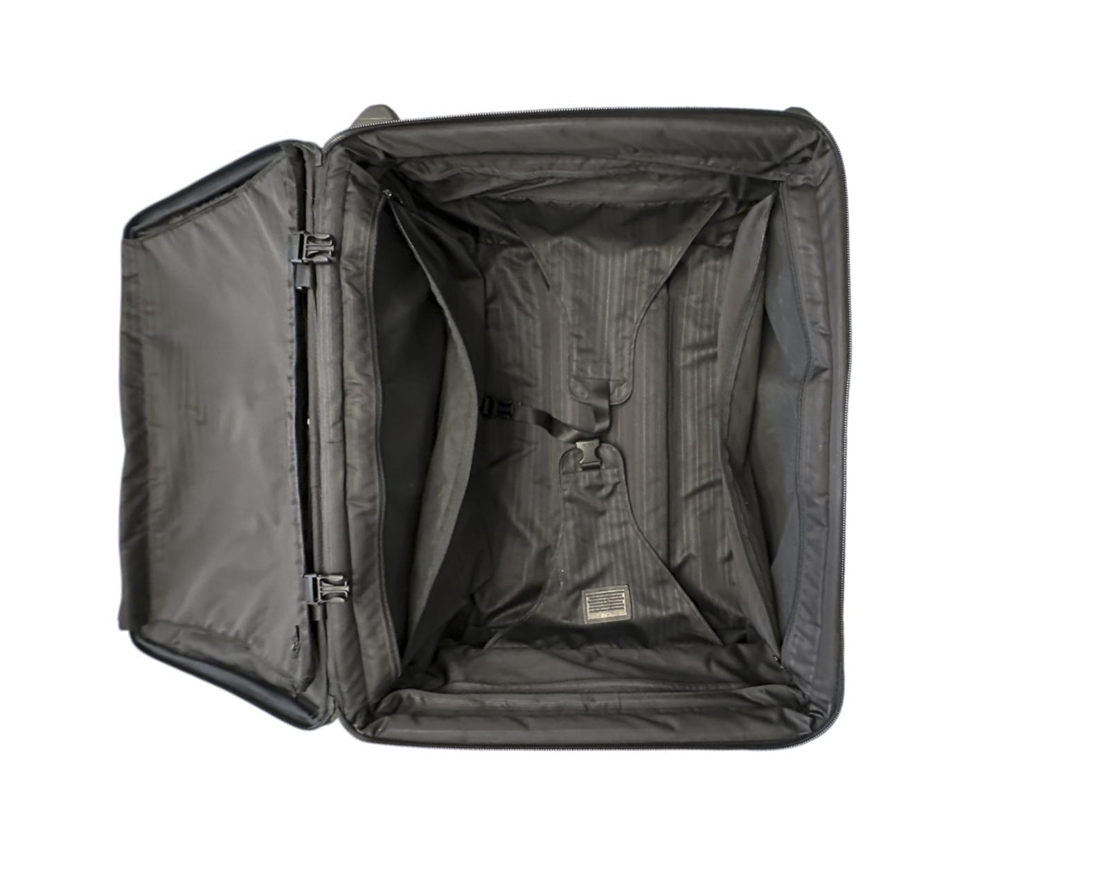 TUMI Alpha Medium 26" Black Ballistic Nylon 4 Wheel Spinner Checked Luggage - Image 8