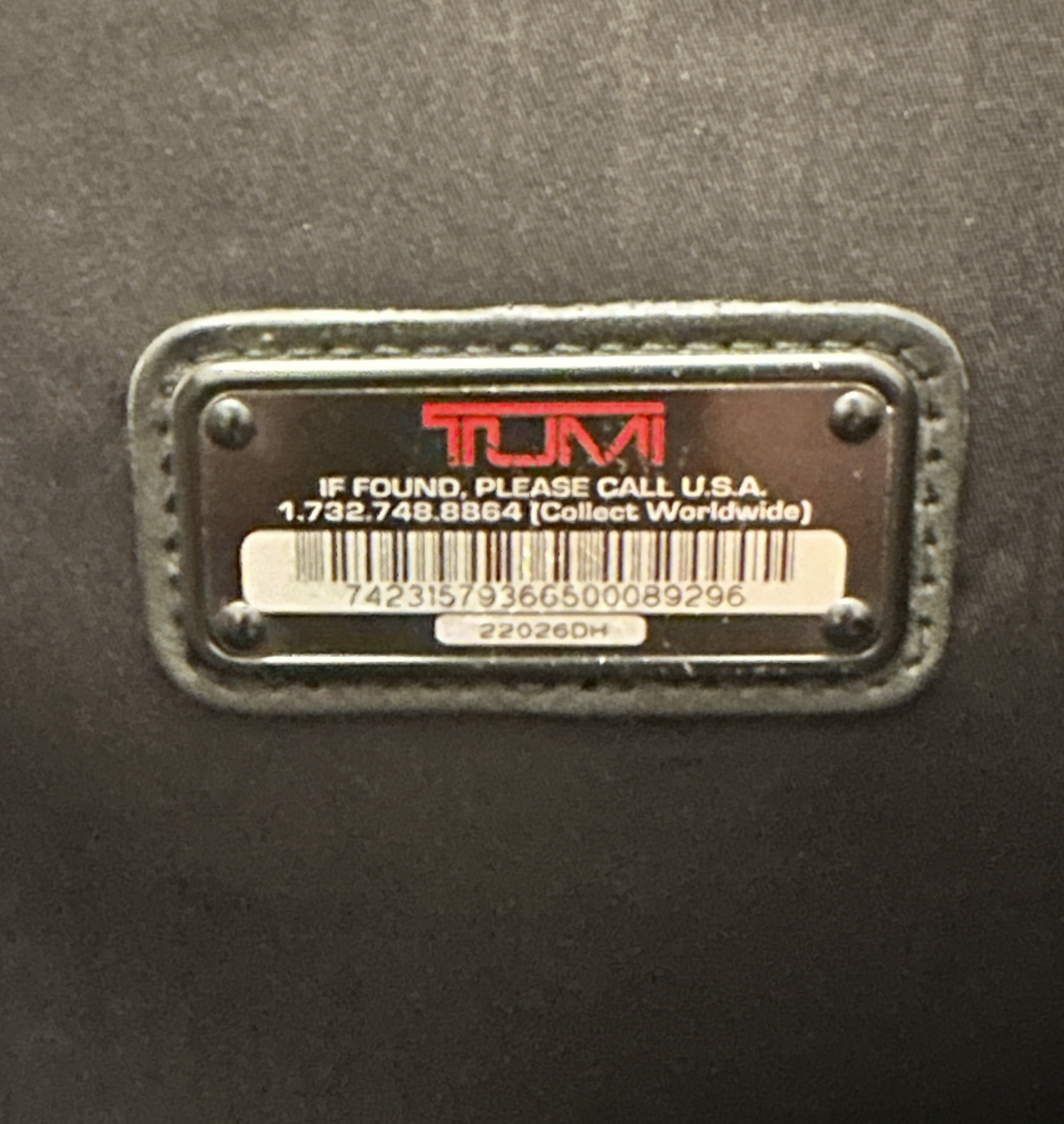 TUMI Alpha Medium 26" Black Ballistic Nylon 4 Wheel Spinner Checked Luggage - Image 9
