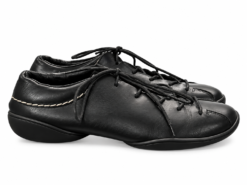 Alternative view of Trippen for Issey Miyake Mens Shoes Size US 9 Black Leather Lace Up Sneakers