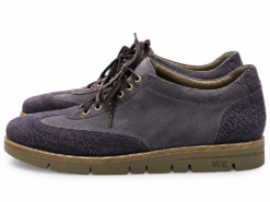 Alternative view of Warren Edwards Sneakers Mens 43 Blue Suede Leather Lace Up Low Top Shoes