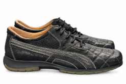 Alternative view of FaCri Matteo & Massimo Mens Sneakers 9.5 Black Genuine Ostrich Leather Italy