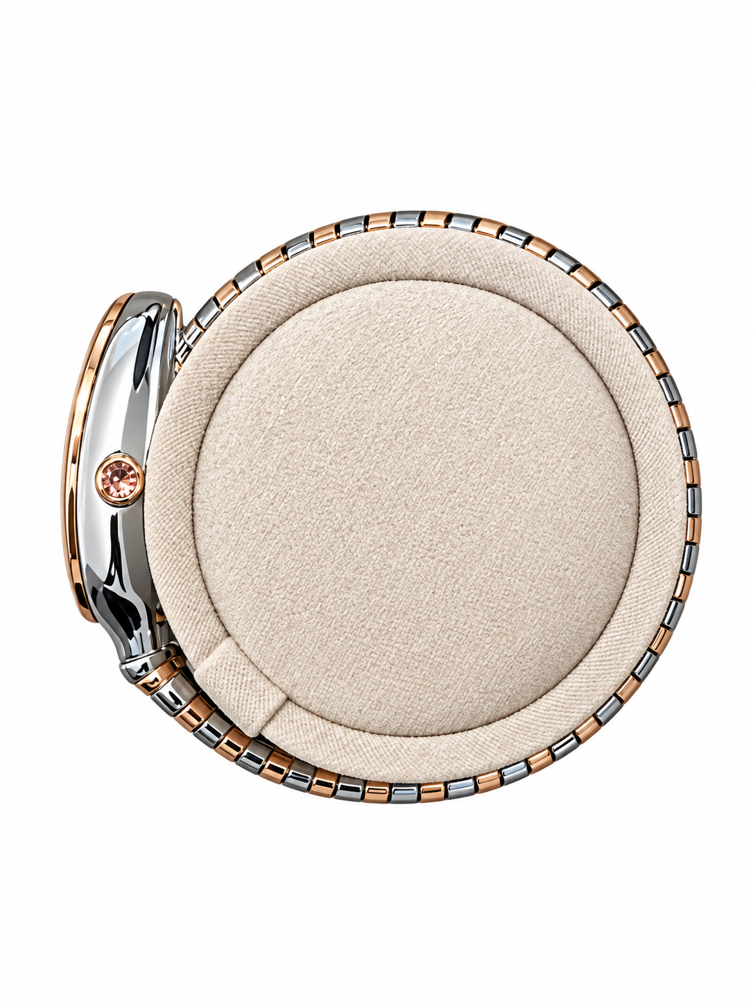 BVLGARI Women's Serpenti Tubogas Watch SP35SPG 18K Rose Gold Steel Diamond Box - Image 5