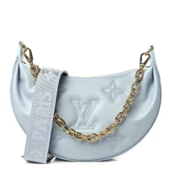 Louis Vuitton Bag Over The Moon Bubblegram Ice Blue Calfskin Leather