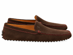 Alternative view of Tod's for Ferrari Men's Loafers Size UK 8 US 9 Brown Suede Driving Shoes