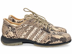 Alternative view of Warren Edwards Mens Sneakers 43 Natural Beige Brown Genuine Snakeskin Leather