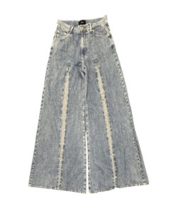 Alternative view of 7 For All Mankind Womens Willow Wide Leg Jeans Size 27 Split Leg Palazzo