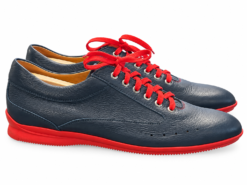 Alternative view of John Lobb Aston Martin Mens Shoes Size UK 8 US 9 Winner Sport Blue Red Leather