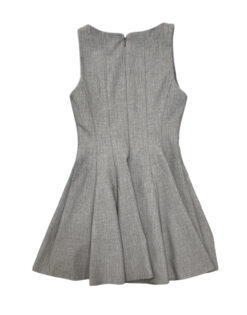 Alternative view of Aritzia Babaton Proxy Dress Heather Charcoal Gray Fit Flare Mini Dress 4
