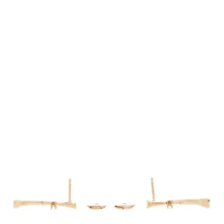 Alternative view of BVLGARI Divas Dream 18K Rose Gold Diamond Mother of Pearl Drop Earrings