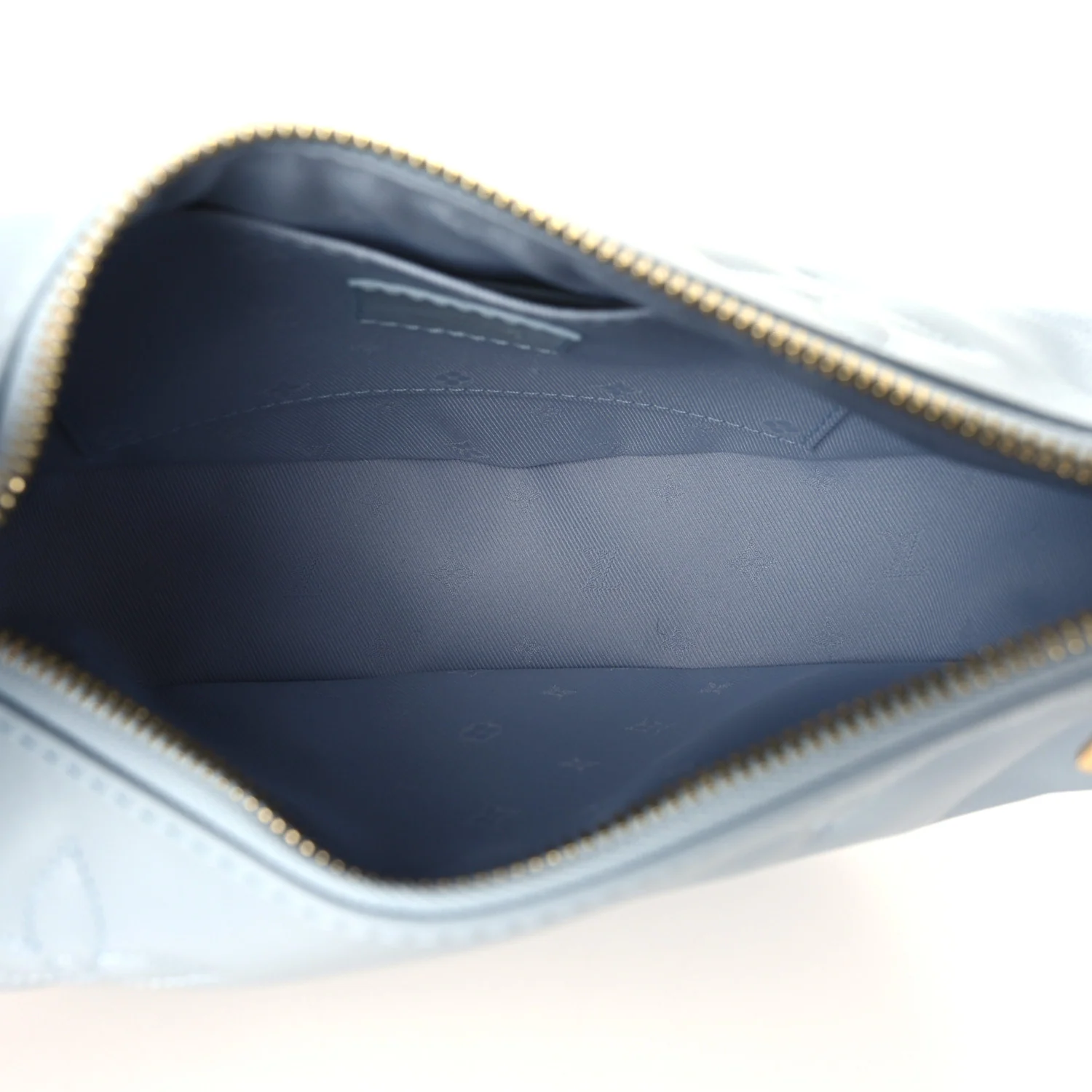 Louis Vuitton Bag Over The Moon Bubblegram Ice Blue Calfskin Leather - Image 6