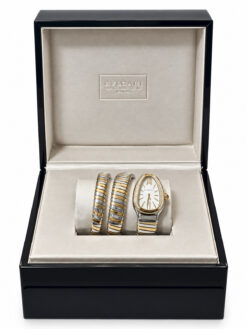 Alternative view of BVLGARI Women's Serpenti Tubogas Watch SP35SPG 18K Rose Gold Steel Diamond Box