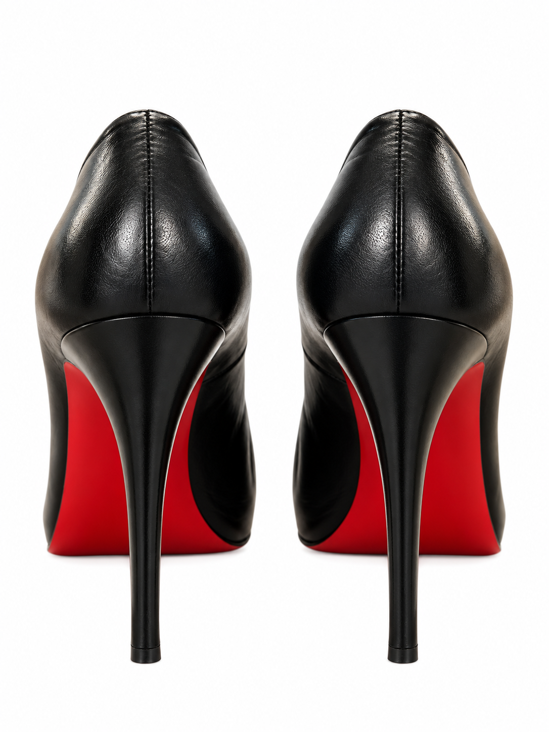 Christian Louboutin Women's Heels 39 Rolando 120 Black Leather Platform Pumps - Image 6