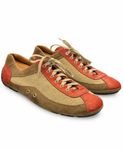 Prada Mens Sneakers 8UK Monte Carlo Retro Driving Suede Leather Vintage Y2K