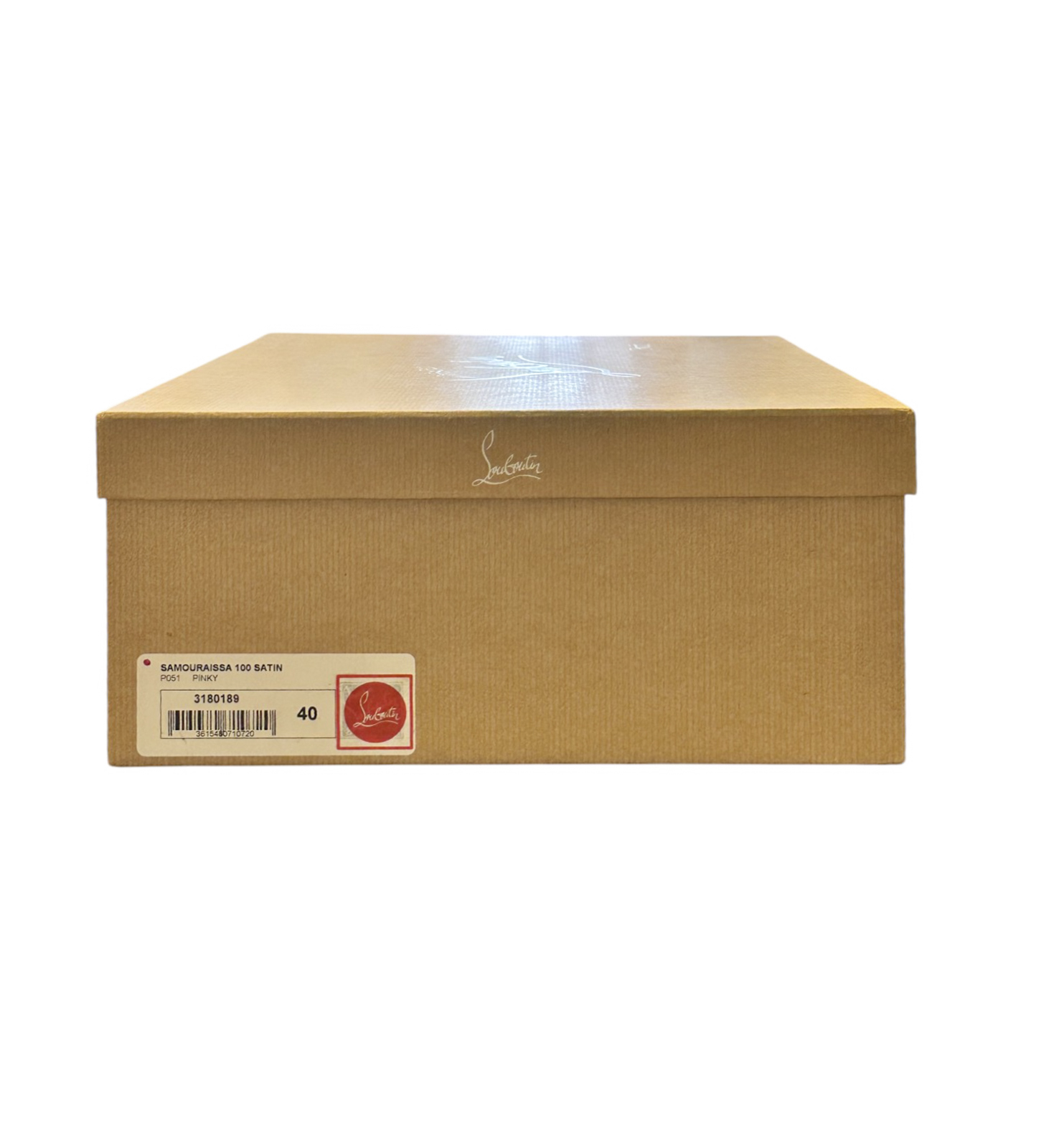 Christian Louboutin Sandals 40 Samourai 100 Pink Satin Bow Mules Heels Box - Image 10