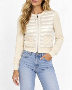 Cotes of London Duchess Ivory Merino Wool Down Puffer Jacket XS