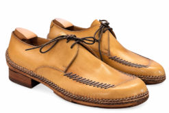 Berluti Mens Venezia Leather Derby Blucher Shoes Size 8 US 9 Made Italy