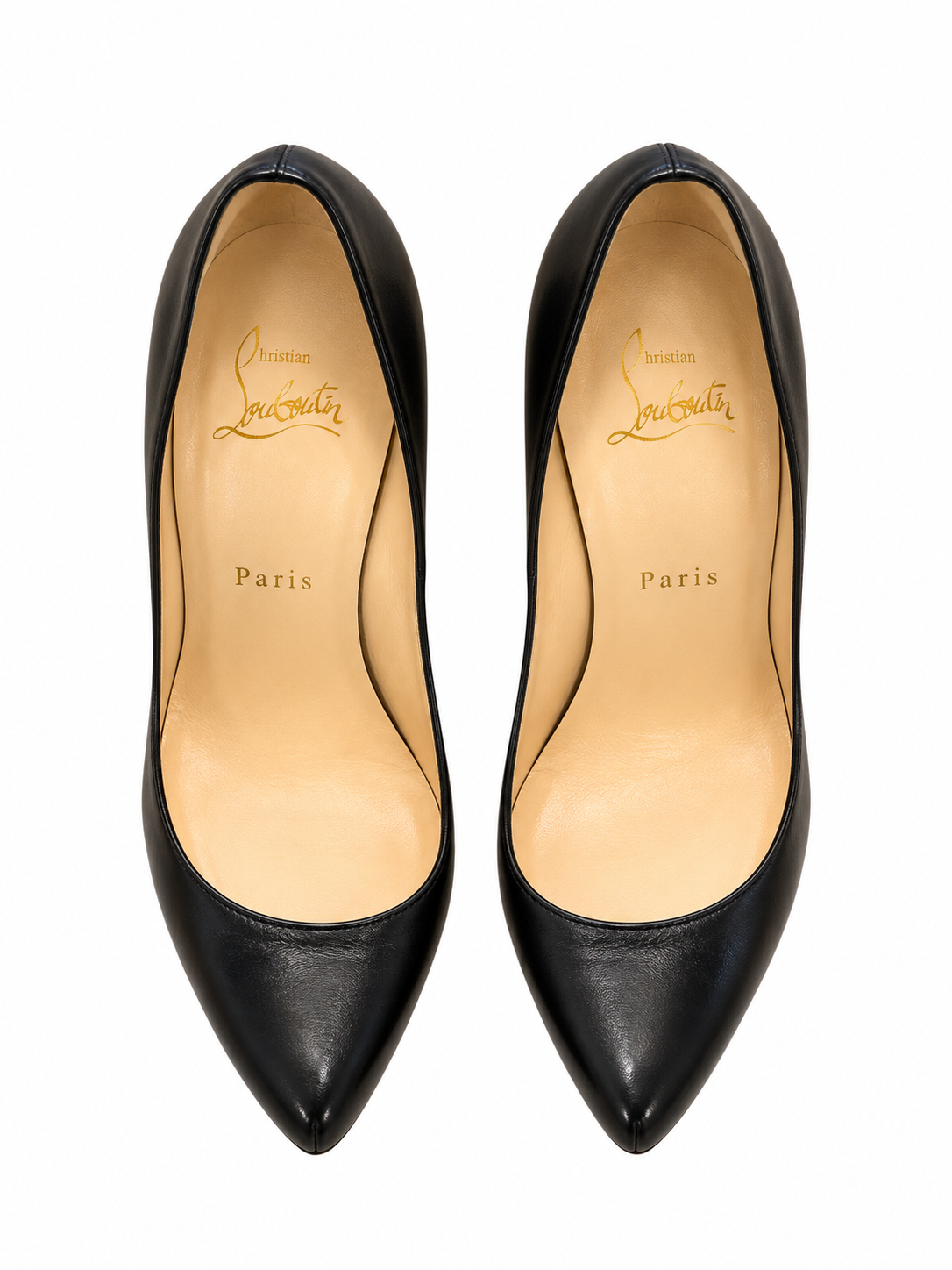 Christian Louboutin Women's Heels 39 Rolando 120 Black Leather Platform Pumps - Image 4