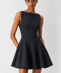 Aritzia Babaton Mini Dress 4 Proxy Dark Night Navy Hourglass Sleeveless NWT