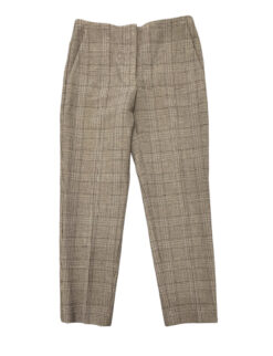Alternative view of Aritzia Wilfred Pants 4 Markova Eversential Tyson Check Brown Taupe NWT