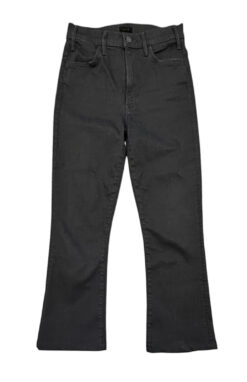 Alternative view of MOTHER The Hustler Jeans Size 25 Ankle Not Guilty Black High Rise Flare