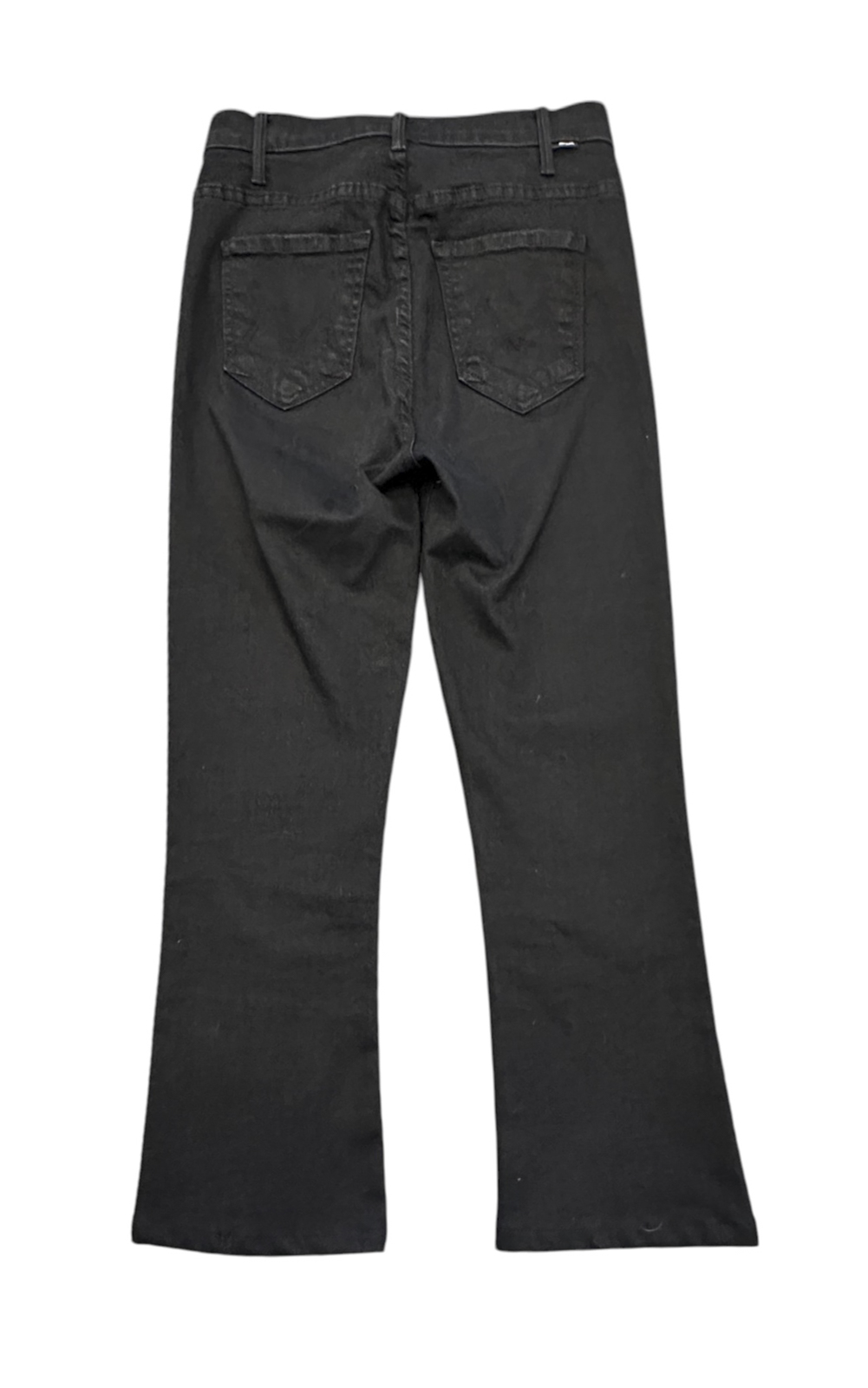 MOTHER The Hustler Jeans Size 25 Ankle Not Guilty Black High Rise Flare - Image 3