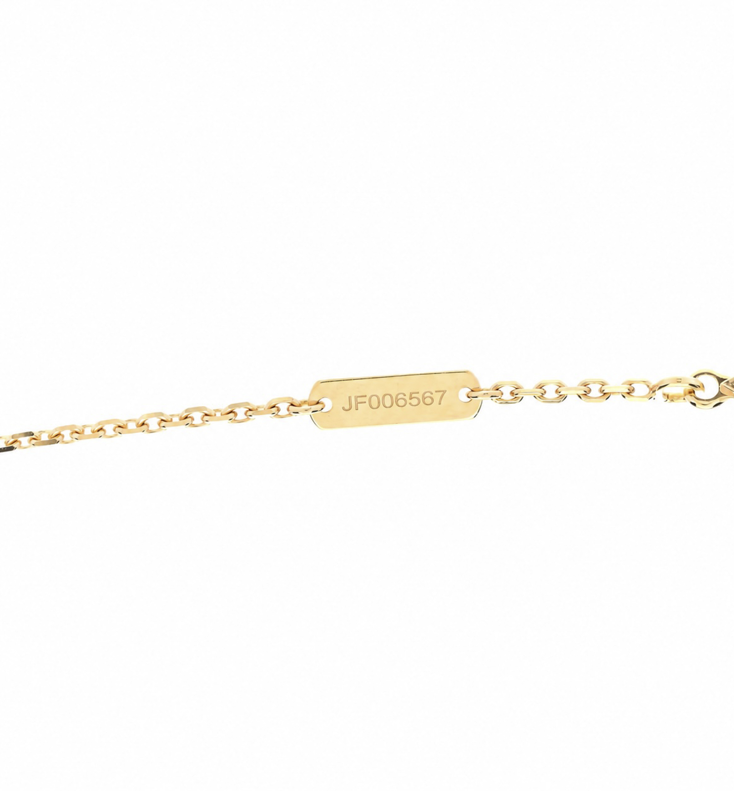 Van Cleef & Arpels Vintage Alhambra Black Onyx 18K Yellow Gold Pendant Necklace - Image 3