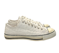 Alternative view of Warren Edwards Mens Sneakers Size 9 White Genuine Ostrich Leather Shoes