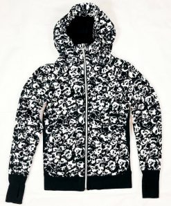 Lululemon Printed Full Zip Logo Scuba Hoodie Size 4