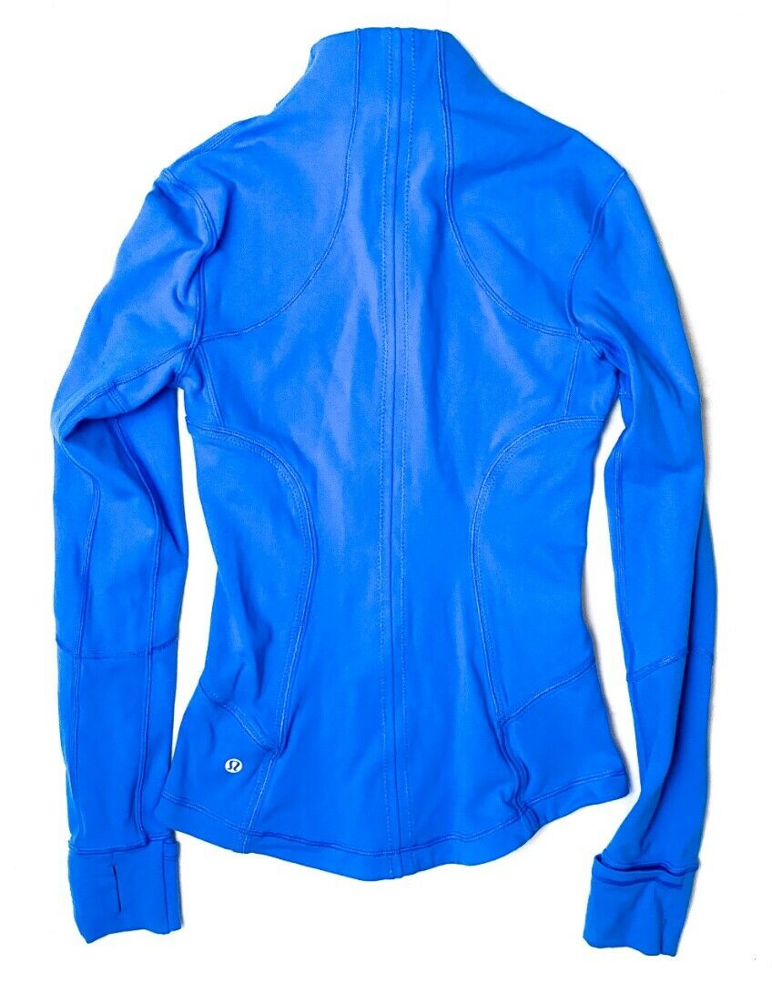 LULULEMON FORME CORNFLOWER BLUE JACKET SIZE 2 AGENT CLOSETEUR